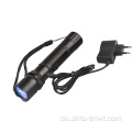 365nm 395nm Licht Ultraviolett USB wiederaufladbare UV -Taschenlampe